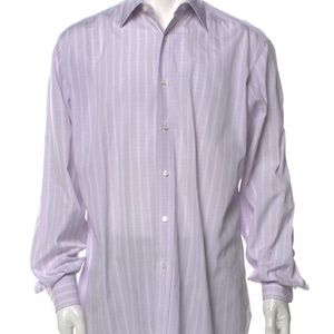 Brioni Light Purple Men's Dress Shirt